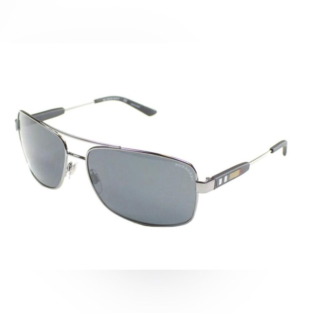 🕶️ BURBERRY Sunglasses BE 3074 100387 Gunmetal 63mm - Picture 2 of 7